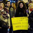 Protestas contra la violencia de género el 14 de febrero de 2016 en Madrid.