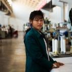 Una fábrica textil en Pyongyang.