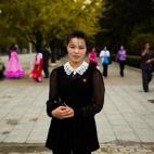 Una de las calles de Wonsan.