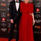 La presidenta de la Comunidad de Madrid, Cristina Cifuentes, junto a Jaime de los Santos