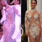 Norma Duval, en una actuaci&oacute;n en 'Noche de fiesta' en el 2000, y Cristina Pedroche, en las campanadas de 2015.