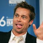 Durante una rueda de prensa, con motivo de la película Babel, en el Festival de Cine de Toronto en 2006