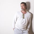 Uno de los retratos que se le hicieron al actor para promocionar El árbol de la vida (2011)