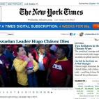 Se va y deja una Venezuela dividida, destaca este diario. Apunta que fue un líder que cambió "vías fundamentales" en Venezuela, en lo relativo a mejorar condiciones de los ciudadanos más pobres y marginados, pero al mismo tiempo su forma de ...