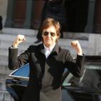 Fue a ver el desfile de su hija Stella