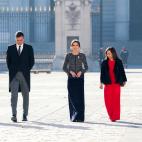 Marlaska, Sánchez, la reina y Robles