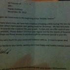 Los caseros majos existen. Un casero que tiene la bendita tradición de hacer un pequeño descuento en la renta. "Nos sentimos afortunados de poder continuar con esta tradición también este año", explican a sus arrendatarios, a los que les pi...