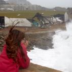Daños en el puerto de Palamós
