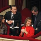 Con Emilio Butragueño, Nuria González y el empresario Fernando Fernández Tapias.