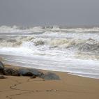 Mar removido en Barcelona