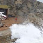 Olas y daños en Palamós