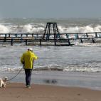 Fuerte mar en El Perelló