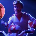 Duke Caboom es el juguete de Jack-Jack, el hijo peque&ntilde;o de Los incre&iacute;bles.