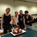 La foto, que compartió en redes sociales Nick Carter (izquierda), es de abril de 2012.