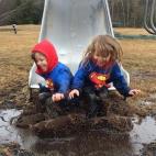 "Always getting into things together!!"