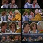 Por motivos personales, Claudia Wells no pudo estar en la grabación de la segunda película, así que hubo que hacer otro fichaje... y disimular. El reemplazo fue Elisabeth Shue.