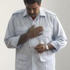 Venezuela's interim President Nicolas Maduro gestures before placing his ballot in a box during the presidential election in Caracas, Venezuela, Sunday, April 14, 2013. Maduro, who served as late President Hugo Chavez's foreign minister and vice...