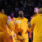 LOS ANGELES - DECEMBER 29: Kobe Bryant #24 of the Los Angeles Lakers is introduced before the game against the New York Knicks at Staples Center on December 29, 2011 in Los Angeles, California. NOTE TO USER: User expressly acknowledges and agr...