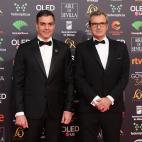 Políticos en la alfombra roja de los Goya 2020.