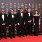 Políticos en la alfombra roja de los Goya 2020.
