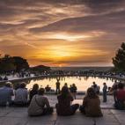 Foto tomada en el Templo de Debod.
