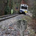 Un árbol cayó en la vía. No ha habido daños.
