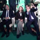 Con los presidentes de Cepyme y la CEOE, en Toledo