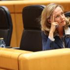 En una sesión del Senado