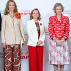 Con la reina Sofía y la infanta Elena, en un acto de Mapfre
