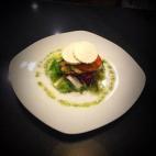 Ensalada templada de calabacín y queso de Burgos