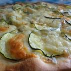 Tarta perfumada con Idiazábal y calabacín