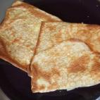 Galette de chorizo español y queso comté