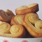 Palmeritas de queso crema