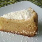 Bizcocho de queso mascarpone con cobertura de yogur