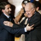 Josu Jon Imaz con Xabier Arzalluz en 2004.