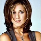 Peinado de la actriz, moda en las peluquerías. Esto era así.