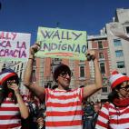 Pancartas con disfraz