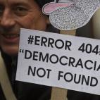 Pancarta con error informático