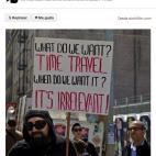 ¿Qué queremos? ¡Viajes en el tiempo! ¿Cuándo los queremos? ¡Es irrelevante!