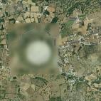 Se aprecia como el area circular ha sido borrada.