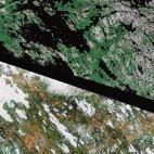 Un hombre identificado como "Dr. Boylan " cree que este area sombreada y otras que ha localizado en Google tienen que ver con emplazamientos relacionados con extraterrestres.