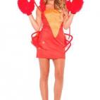 Desafiando cualquier ley impuesta por el sentido común, este disfraz nos demuestra que, si uno se pone, puede hacer sexy hasta a una langosta. Ahora ya, de ahí a que alguien se vea en la necesidad de disfrazarse de esta guisa...