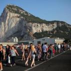 Ida y vuelta en la entrada de Gibraltar.