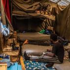 Refugiados en la isla de Samos.