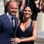 El futbolista Pepe Reina y su mujer, Yolanda Ruiz.