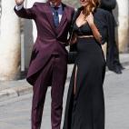 El futbolista del Betis Joaqu&iacute;n y su mujer, Susan Sabol.