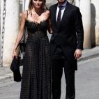 El exfutbolista Albert Luque y su mujer, Marta Luna.