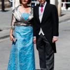 El exfutbolista Emilio Butrague&ntilde;o y su mujer, Sonia Gonz&aacute;lez.