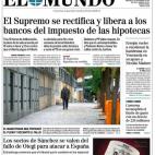 Portada de El Mundo.
