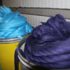 Bovinas listas para tejer.